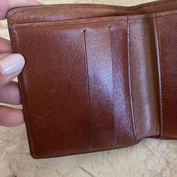 Authentic Louis Vuitton Monogram Portefeiulle Elise Trifold Wallet Vintage - Picture 7 of 15